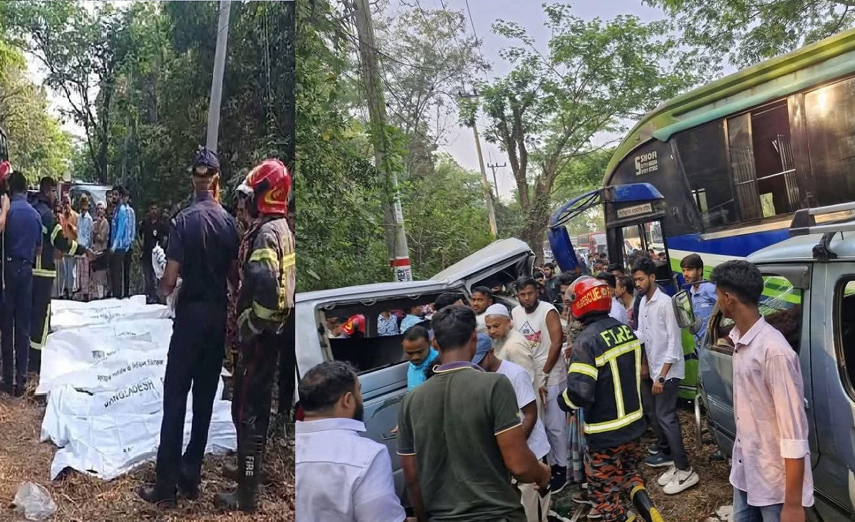 চট্টগ্রামে বাস-মাইক্রোবাস সংঘর্ষ, নিহত বেড়ে ১০