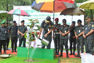 আনসার ও ভিডিপি’র বৃক্ষরোপণ কর্মসূচির উদ্বোধন