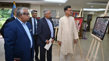 মাসব্যাপী ফটোগ্রাফি ও গ্রাফিতি প্রদর্শনী উদ্বোধন করলেন পররাষ্ট্র উপদেষ্টা