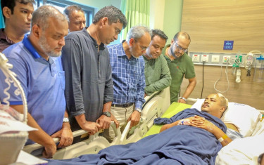 আহত ছাত্রদল নেতা অভি’র পাশে তারেক রহমান