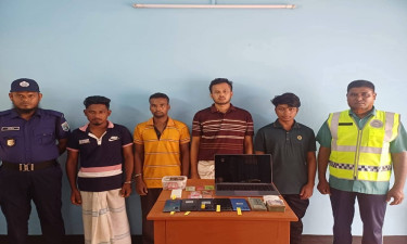 নীলফামারীতে ডিজিটাল প্রতারণা, গ্রেফতার ৪ প্রতারক