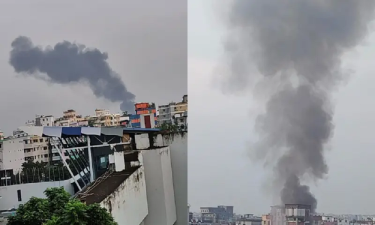 মিরপুর শেওড়াপাড়ায় আবাসিক ভবনে আগুন