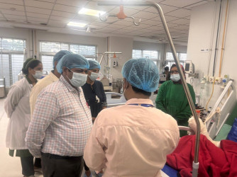 মাইলস্টোন ট্র্যাজেডি: দগ্ধদের চিকিৎসায় ভারতীয় মেডিকেল টিমের কার্যক্রম অব্যাহত