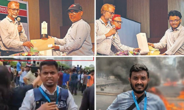 গণ-অভ্যুত্থানে সাহসিকতার স্বীকৃতি ও সম্মাননা পেলেন কালের কণ্ঠের ৫ সাংবাদিক