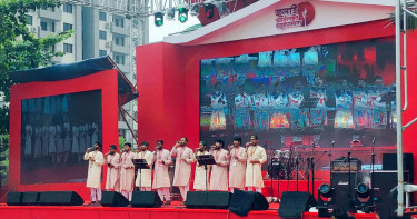 দেশের গান দিয়ে শুরু হলো ‘জুলাই পুনর্জাগরণ’ অনুষ্ঠান
