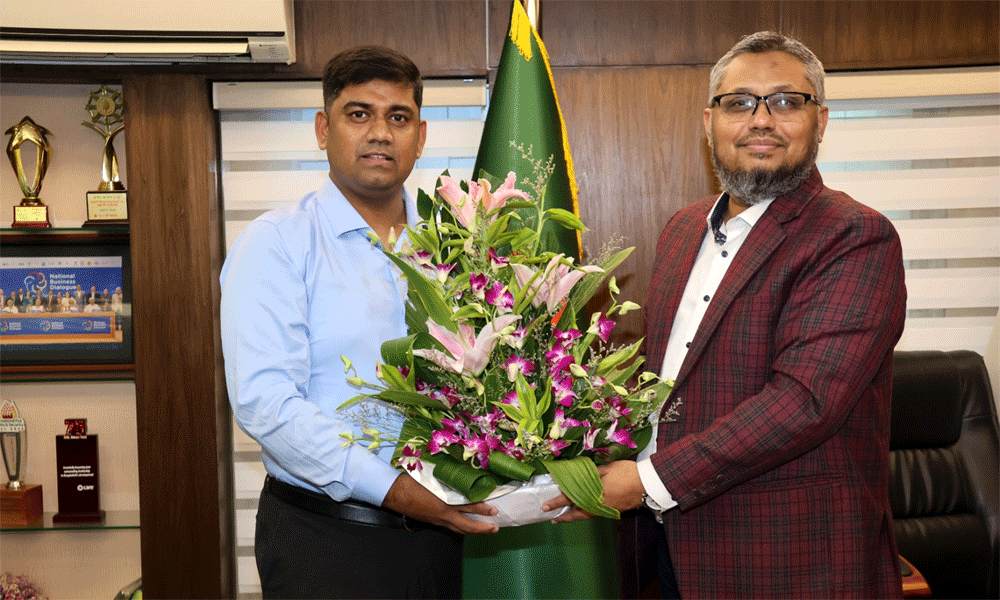 বিইএফ সভাপতি নির্বাচিত হওয়ায় ফজলে শামীম এহসানকে বিজিএপিএমইএ সভাপতির শুভেচ্ছা