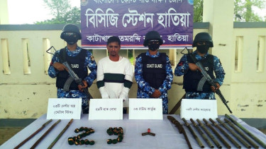 হাতিয়ায় অস্ত্রসহ এক ডাকাত সদস্য আটক