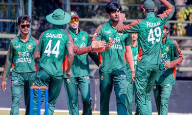 রিজানের অলরাউন্ড নৈপুণ্যে চ্যাম্পিয়ন বাংলাদেশের যুবারা