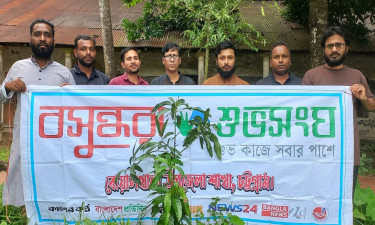 বৃক্ষরোপণ কর্মসূচি, বোয়ালখালীতে শতাধিক গাছ রোপণ করলো বসুন্ধরা শুভসংঘ