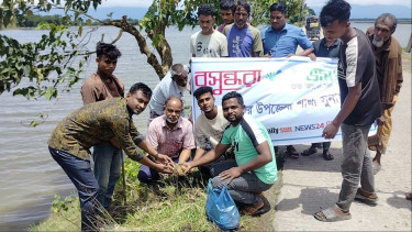 বজ্রপাত রোধে দোয়ারাবাজারে বসুন্ধরা শুভসংঘের তালবীজ রোপণ
