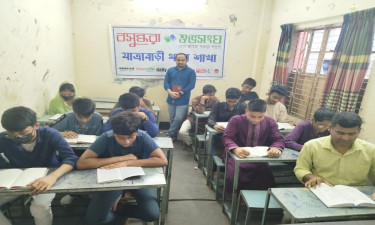 যাত্রাবাড়ীতে বসুন্ধরা শুভসংঘের সাহিত্য আড্ডা