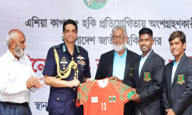 মেনস এশিয়া কাপ উপলক্ষ্যে জাতীয় হকি দলের জার্সি উন্মোচন