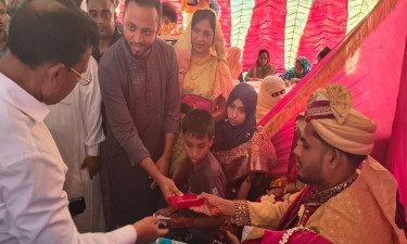 তারেক রহমানের উদ্যোগে সম্পন্ন হলো বিএনপি নেতা অলিউল্লাহর কন্যার বিয়ে