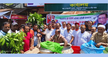 বিএনপির প্রতিষ্ঠাবার্ষিকীতে ময়মনসিংহে বৃক্ষরোপণ ও মাছের পোনা অবমুক্ত