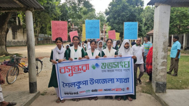 আত্মহত্যা প্রতিরোধে শৈলকুপায় বসুন্ধরা শুভসংঘের প্রচারণা