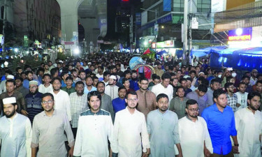 জাকসু নির্বাচন: দ্রুত ফল প্রকাশের দাবিতে শিবিরের বিক্ষোভ