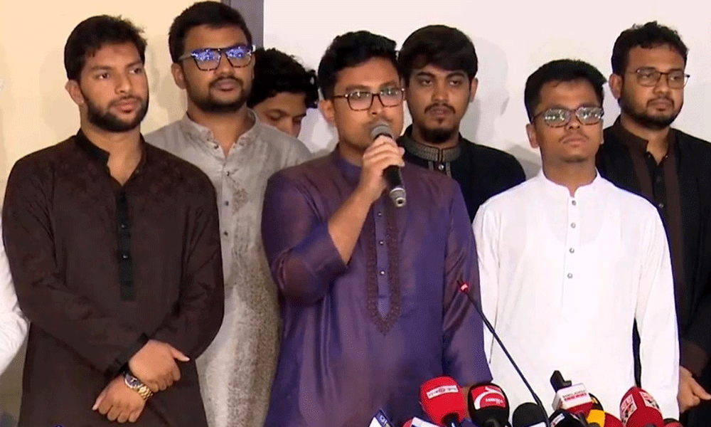 আমরা নেতা না, আমরা শিক্ষার্থীদের প্রতিনিধি: সাদিক কায়েম