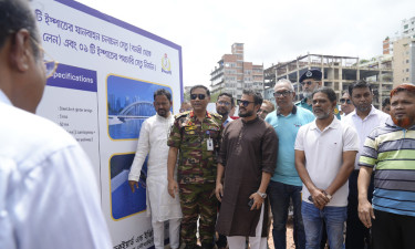আফতাবনগর-বনশ্রী সংযোগ সেতু নির্মাণ কাজের উদ্বোধন