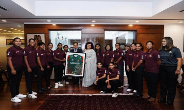 আইসিসি বিশ্বকাপ উপলক্ষে বাংলাদেশ নারী ক্রিকেট দলকে ভারতের সংবর্ধনা
