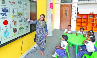 সৃজনশীলতা ও নান্দনিকতায় অনন্য এক স্কুল