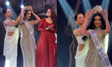 দ্বিতীয়বারের মতো ‘মিস ইউনিভার্স বাংলাদেশ’ হলেন মিথিলা