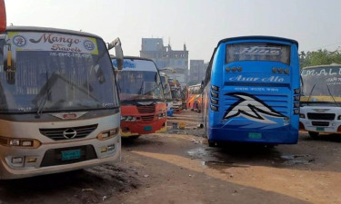ঢাকা-রাজশাহী রুটে দূরপাল্লার বাস চলাচল বন্ধ