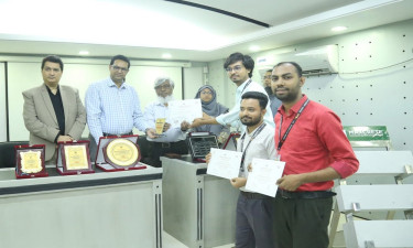 কংক্রিট সিলিন্ডার কম্পিটিশনে রানার্সআপ বসুন্ধরা শুভসংঘ