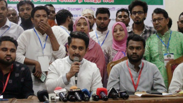 খুনি হাসিনার বিচারের আগে নির্বাচন হলে জনগণ মানবে না: সারজিস