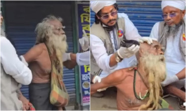 বৃদ্ধের চুল-দাড়ি কেটে হেনস্তার ঘটনায় ছেলের মামলা