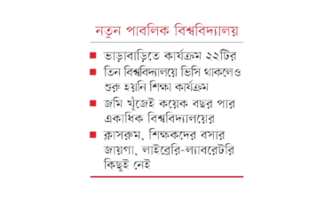 স্কুলের যোগ্যতাই নেই তবু ২০ বিশ্ববিদ্যালয়