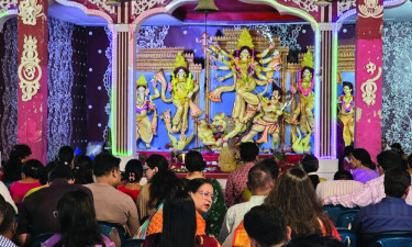 আজ কুমারীপূজা, রামকৃষ্ণ মিশনে দর্শনার্থীদের ভিড়