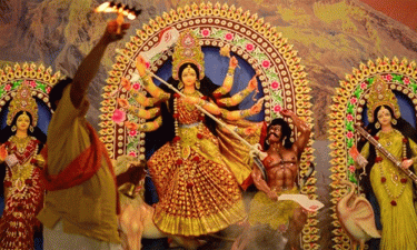 বিজয়া দশমীর মধ্য দিয়ে আজ শেষ হচ্ছে শারদীয় দুর্গোৎসব