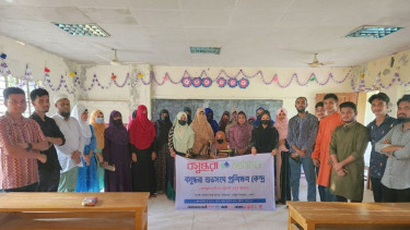 মনপুরায় বসুন্ধরা শুভসংঘের সেলাই প্রশিক্ষণ উদ্বোধন