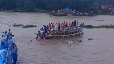 তুরাগ নদে প্রতিমা বিসর্জনের সময় নৌকাডুবি, ২ শিশু নিখোঁজ