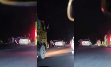মহাসড়কে প্রাইভেটকার থামিয়ে দুর্ধর্ষ ডাকাতি, ভিডিও ভাইরাল