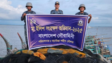 মা ইলিশ সংরক্ষণ অভিযানে ২০ কোটি টাকার মালামাল জব্দ