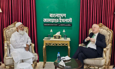 জামায়াত আমিরের সঙ্গে জার্মান রাষ্ট্রদূতের সৌজন্য সাক্ষাৎ