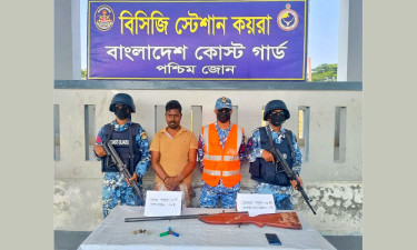 সুন্দরবনে ছোটন বাহিনীর সহযোগী আটক, কোস্ট গার্ড–নৌবাহিনীর যৌথ অভিযান