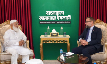জামায়াতের আমিরের সঙ্গে ডেনিশ রাষ্ট্রদূতের সৌজন্য সাক্ষাৎ