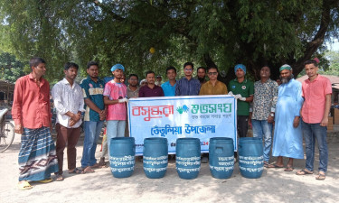 পরিচ্ছন্ন তেঁতুলিয়া গড়তে বসুন্ধরা শুভসংঘের উদ্যোগ