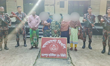 ভারতে অনুপ্রবেশের সময় ৬ বাংলাদেশি আটক