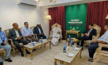জামায়াত আমিরের সঙ্গে নরওয়ের রাষ্ট্রদূতের সৌজন্য সাক্ষাৎ
