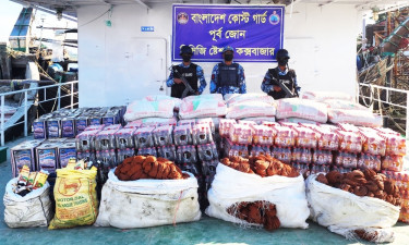 মিয়ানমারে পাচারকালে বিপুল পরিমাণ মালামাল জব্দ