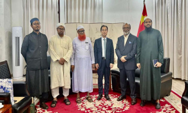 চীনা দূতাবাসের কর্মকর্তাদের সঙ্গে ইসলামী আন্দোলনের বৈঠক