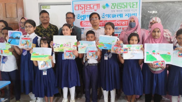 উল্লাপাড়ায় শুভসংঘের উদ্যোগে শিশুদের চিত্রাঙ্কন প্রতিযোগিতা