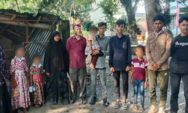 কুড়িগ্রামে নারী-‌শিশুসহ ১১ রো‌হিঙ্গা আটক