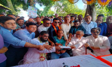 কুমিল্লায় তায়িম ভূঁইয়া’র পরিবারকে আর্থিক সহায়তা দিল ‘আমরা বিএনপি পরিবার’