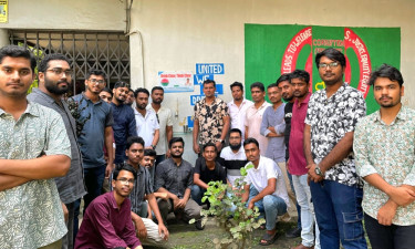 ঢাবির সমাজকল্যাণ ইনস্টিটিউটে বিশুদ্ধ পানির ফিল্টার স্থাপন করলেন ছাত্রদল নেতা তারিক