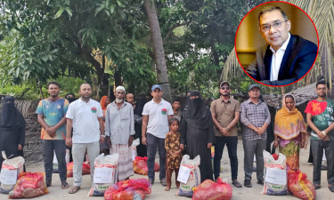 সেন্টমার্টিনে অসহায় জেলে পরিবারের পাশে তারেক রহমান