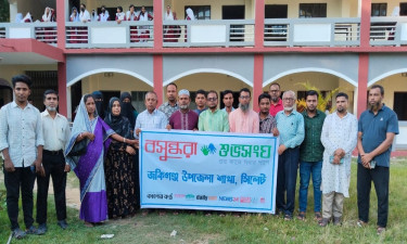 জকিগঞ্জে নিরাপদ সড়ক গড়তে শুভসংঘের সচেতনতামূলক ক্যাম্পেইন